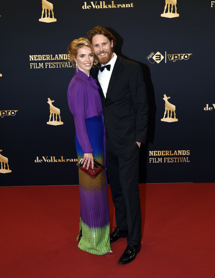 44 years old, Thekla Reuten with her long time partner, Gijs Naber.